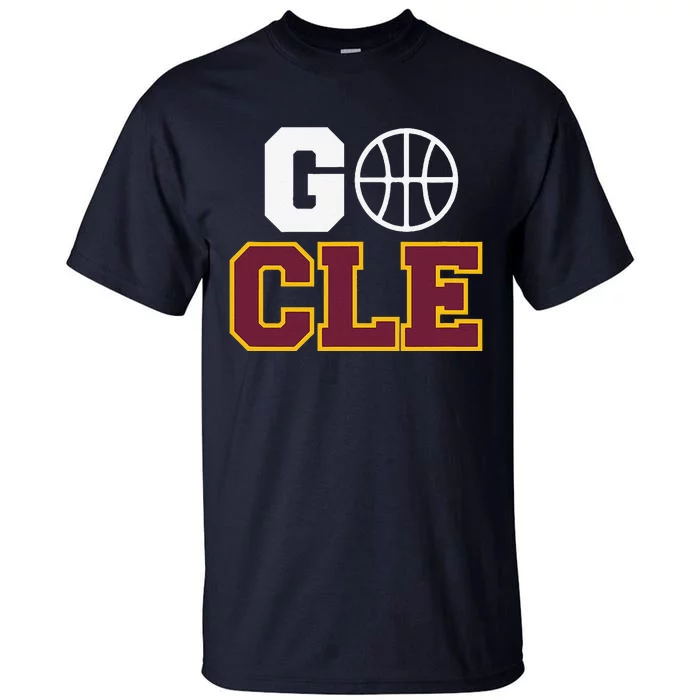 Go Cleveland Hometown Basketball Fan Gift Tall T-Shirt