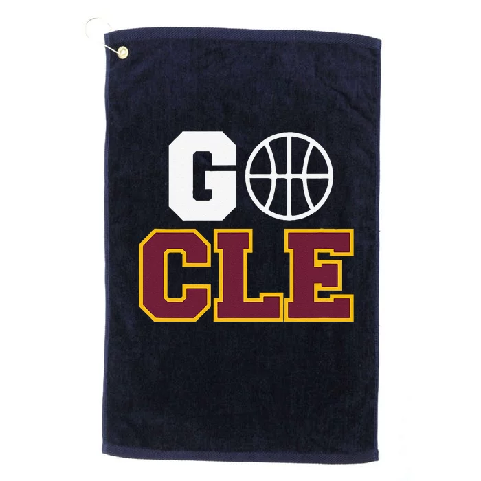 Go Cleveland Hometown Basketball Fan Gift Platinum Collection Golf Towel