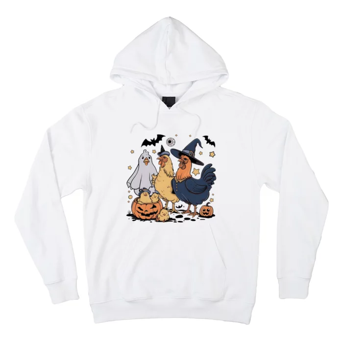 Ghost Chicken Halloween Hoodie