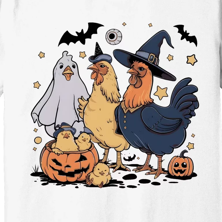 Ghost Chicken Halloween Premium T-Shirt