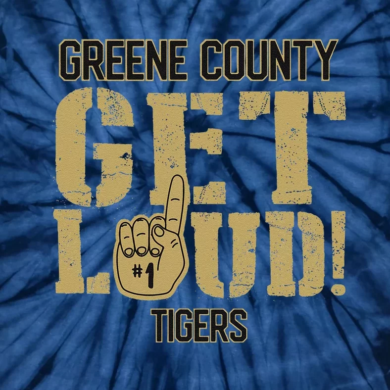 Greene County High School Get Loud Tigers Tie-Dye T-Shirt