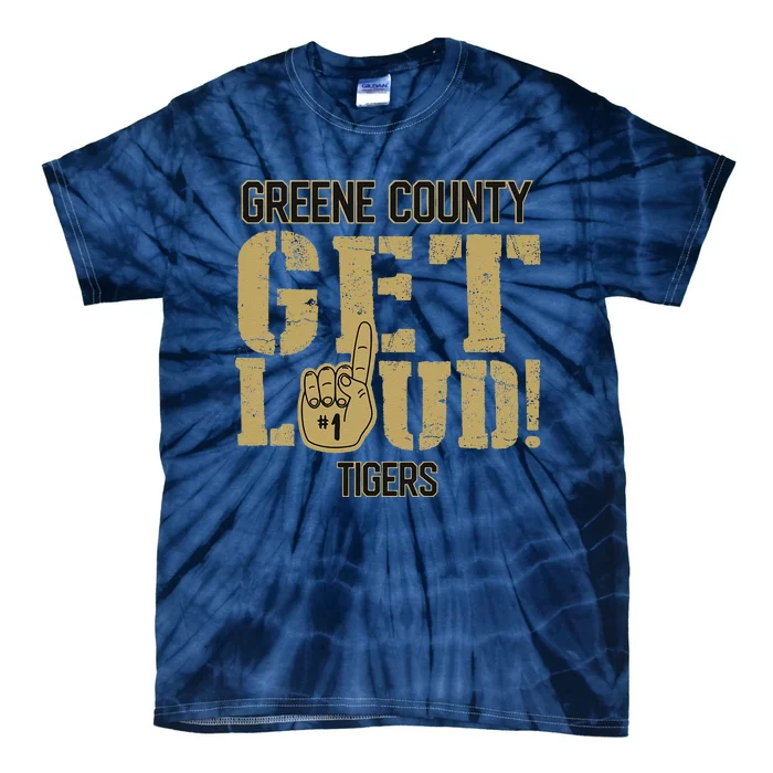 Greene County High School Get Loud Tigers Tie-Dye T-Shirt