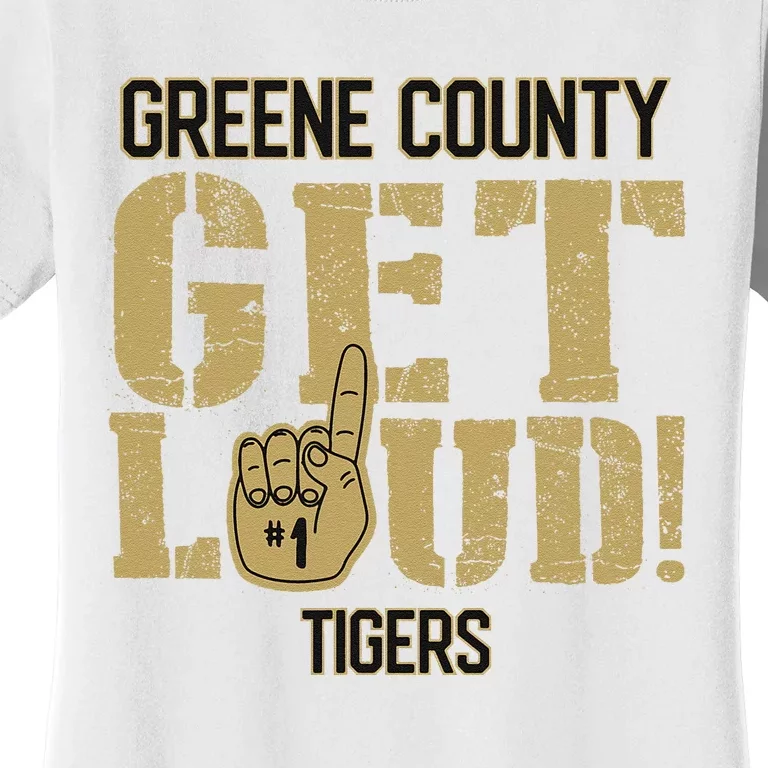 Greene County High School Get Loud Tigers Women's T-Shirt