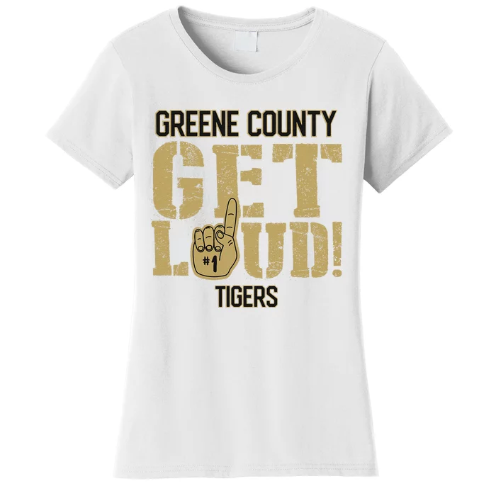 Greene County High School Get Loud Tigers Women's T-Shirt