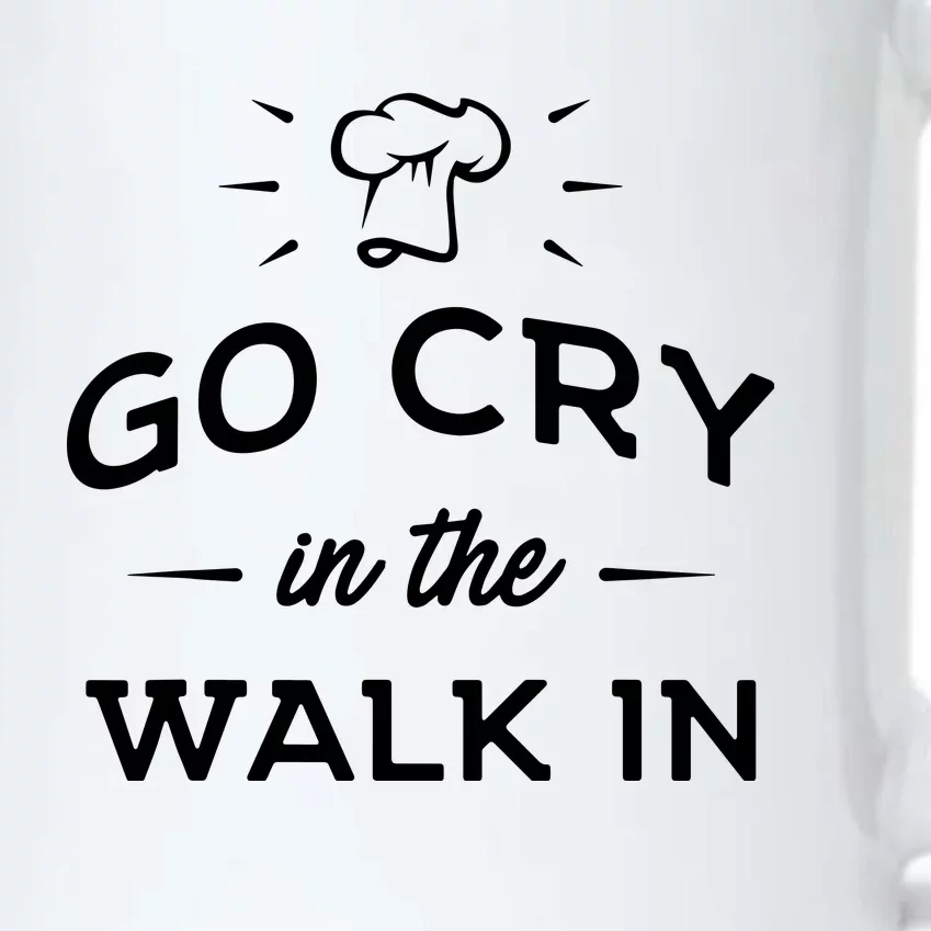 Go Cry In The Walk In Funny Cooking Lover Chef Cook Black Color Changing Mug