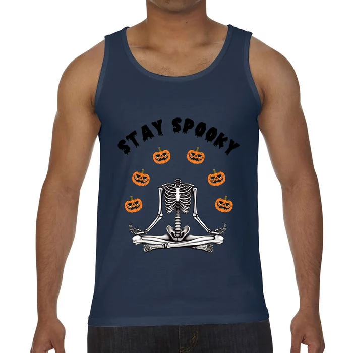 Ghos Creep It Real Cute Pumpkin Gift Stay Spooky Gift Comfort Colors® Tank Top