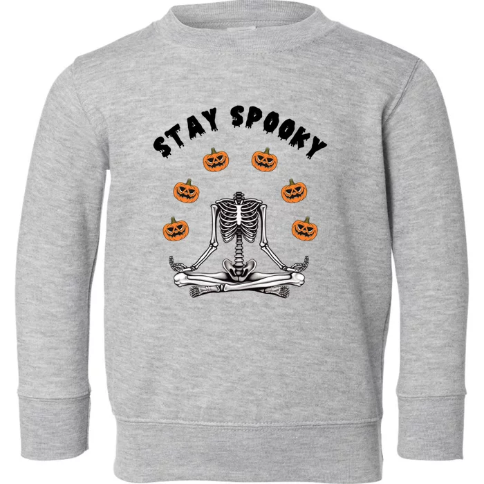 Ghos Creep It Real Cute Pumpkin Meaningful Gift Stay Spooky Cute Gift Toddler Sweatshirt