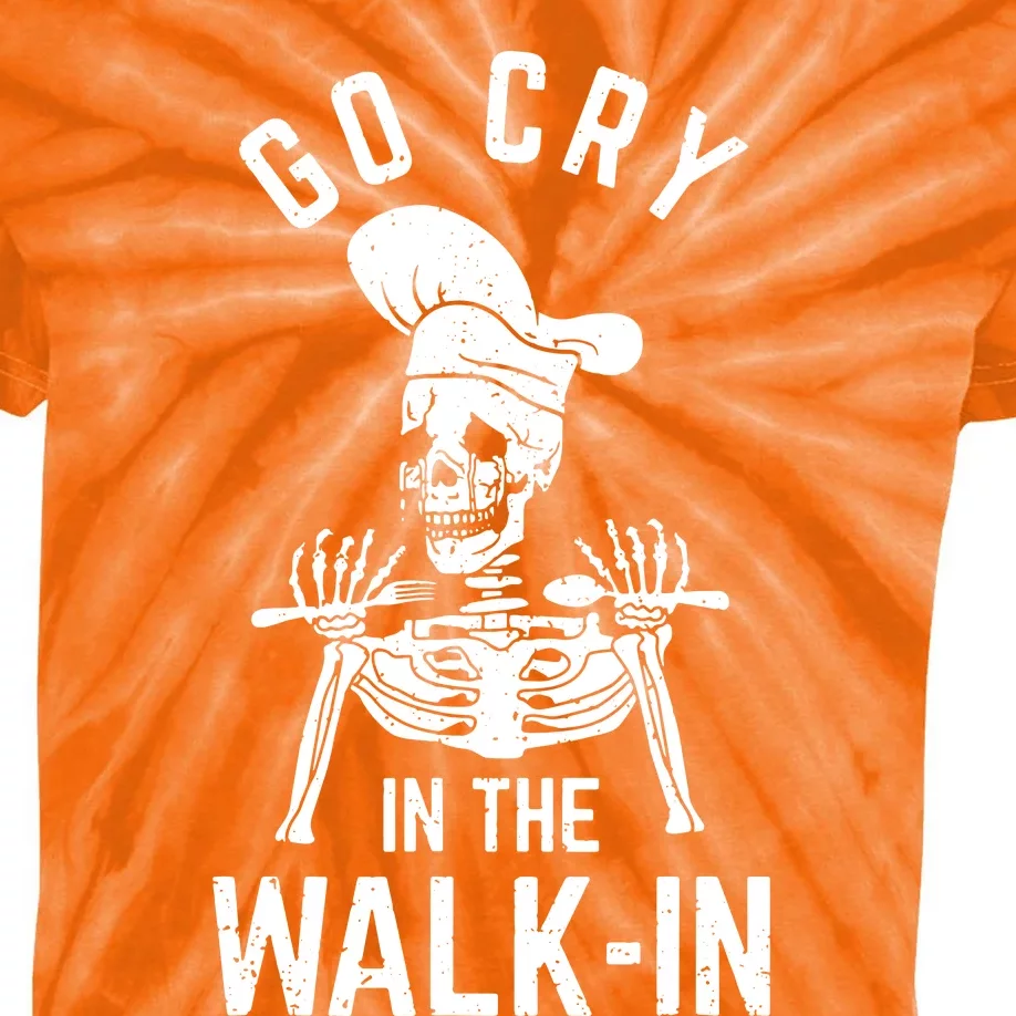 Go Cry In The Walk In Kids Tie-Dye T-Shirt