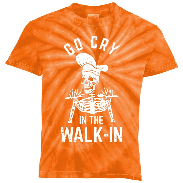 Go Cry In The Walk In Kids Tie-Dye T-Shirt