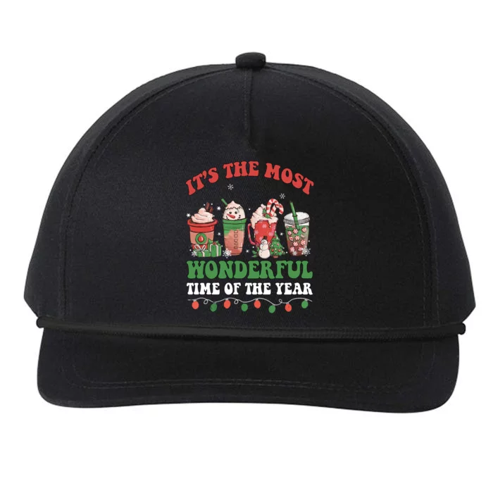 Groovy Christmas ItS The Most Wonderful Time Of The Year Cute Gift Snapback Five-Panel Rope Hat