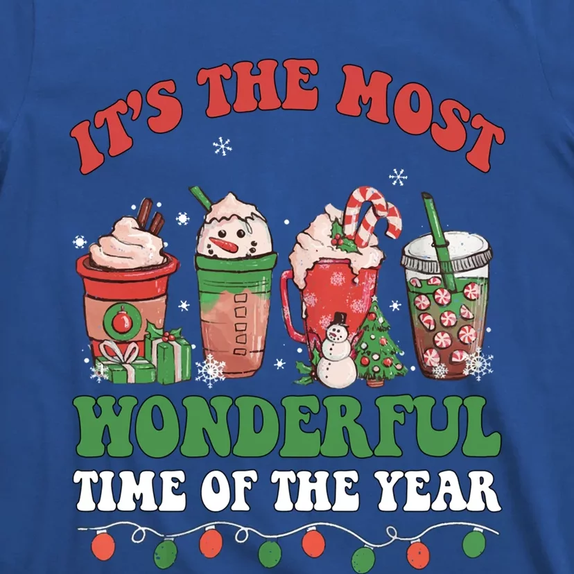 Groovy Christmas ItS The Most Wonderful Time Of The Year Cute Gift T-Shirt