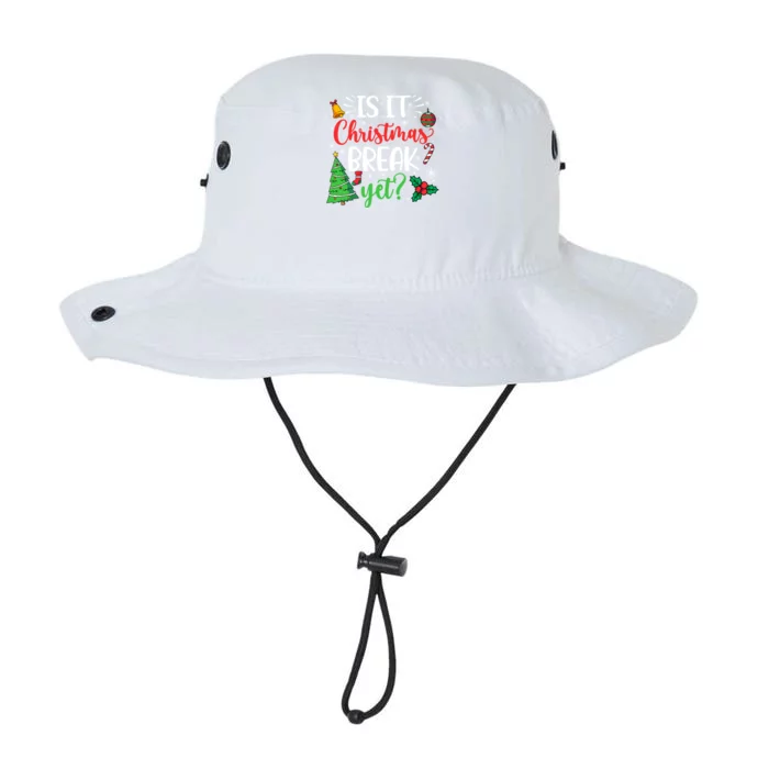 Groovy Christmas Is It Christmas Break Yet Retro Xmas Tree Cute Gift Legacy Cool Fit Booney Bucket Hat