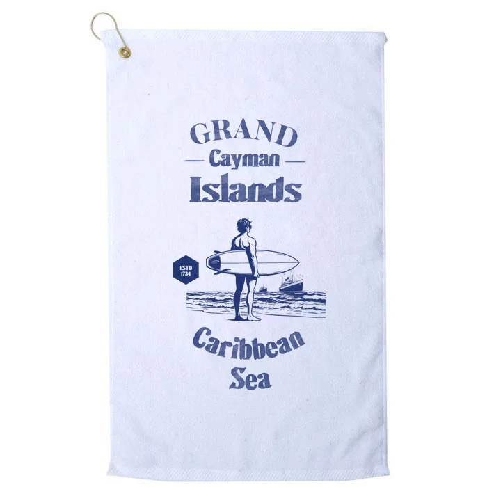 Grand Cayman Islands Platinum Collection Golf Towel