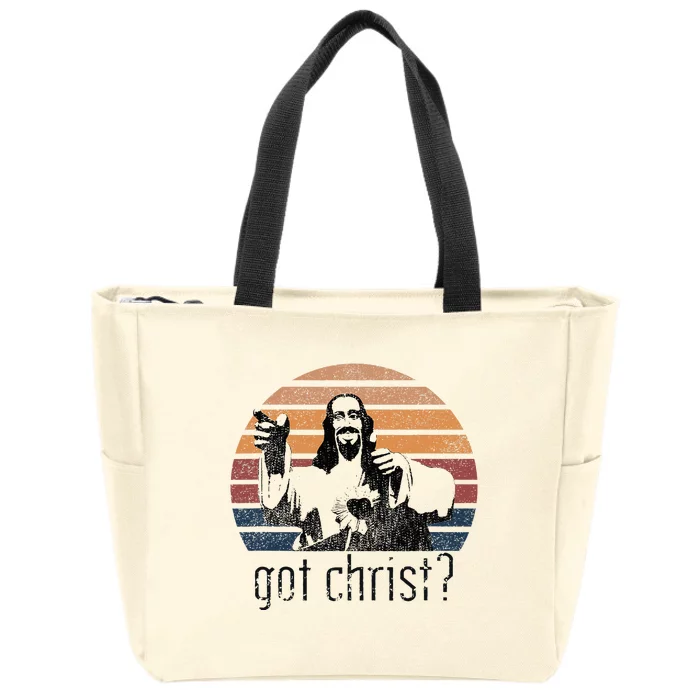 Got Christ Jesus Graphic Christian Funny Zip Tote Bag