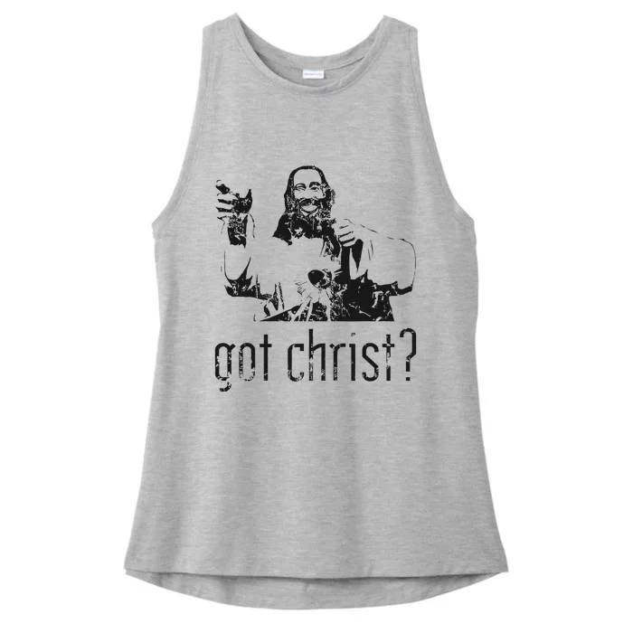 Got Christ Jesus Graphic Christian Ladies Tri-Blend Wicking Tank