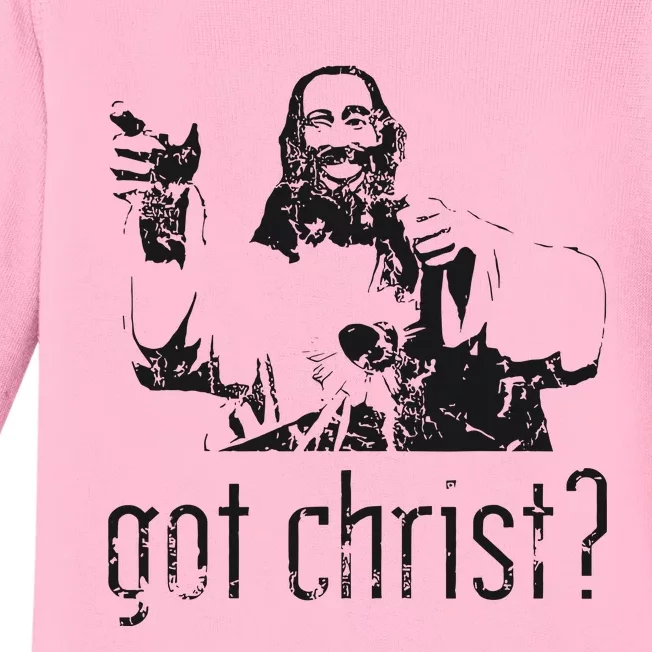 Got Christ Jesus Graphic Christian Baby Long Sleeve Bodysuit