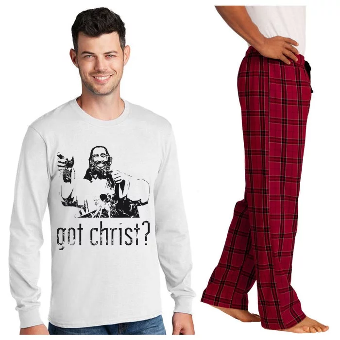 Got Christ Jesus Graphic Christian Long Sleeve Pajama Set