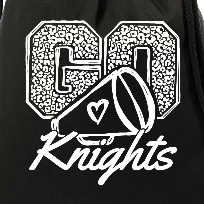 Go Cheer Knights Sports Name Gifts Boy Girl Drawstring Bag