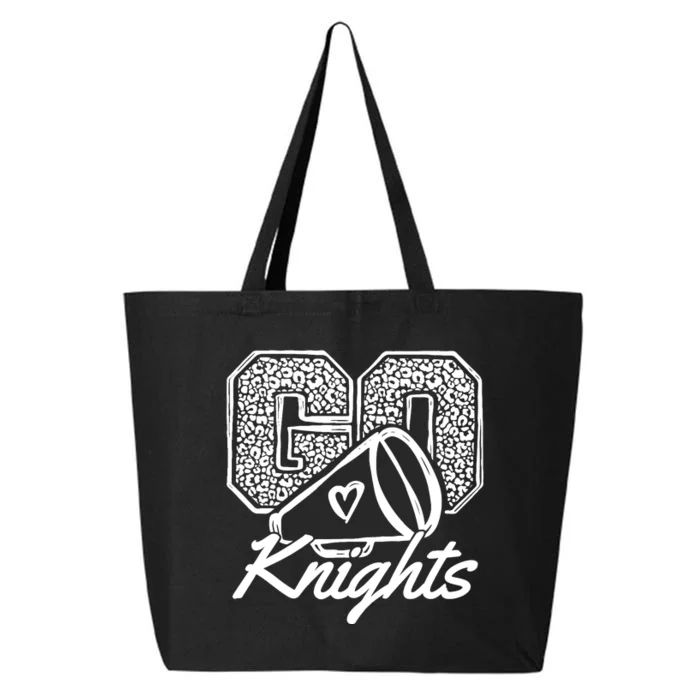 Go Cheer Knights Sports Name Gifts Boy Girl 25L Jumbo Tote