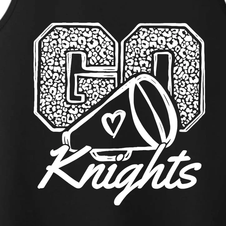 Go Cheer Knights Sports Name Gifts Boy Girl Performance Tank