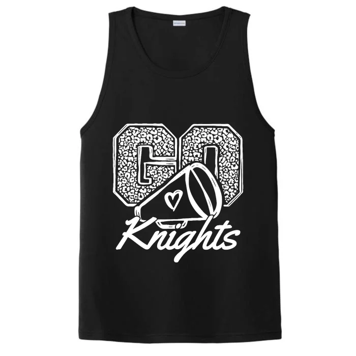 Go Cheer Knights Sports Name Gifts Boy Girl Performance Tank