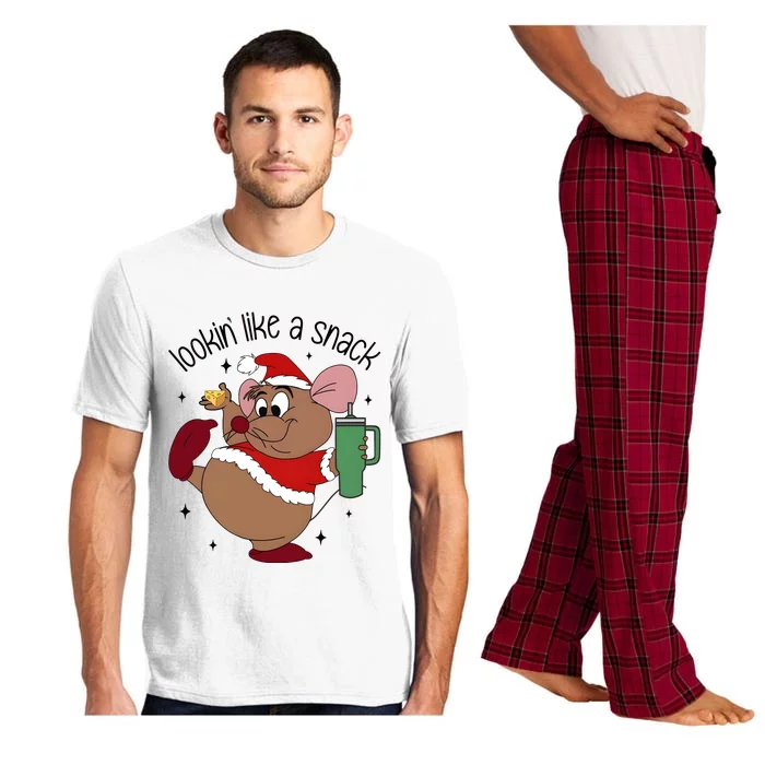 Gus Christmas Looking Like A Snack Cute Mouse Pajama Set