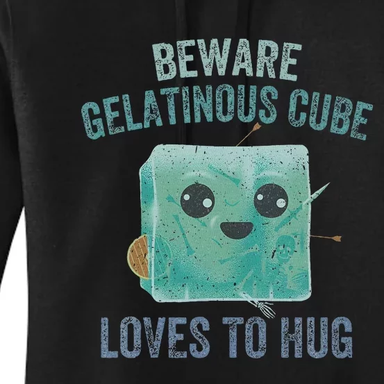 Gelatinous Cube Loves To Hug Funny Design Women's Pullover Hoodie