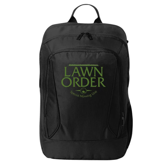 Grass Cutting Lawn Mowing Fathers Day Gardner City Backpack