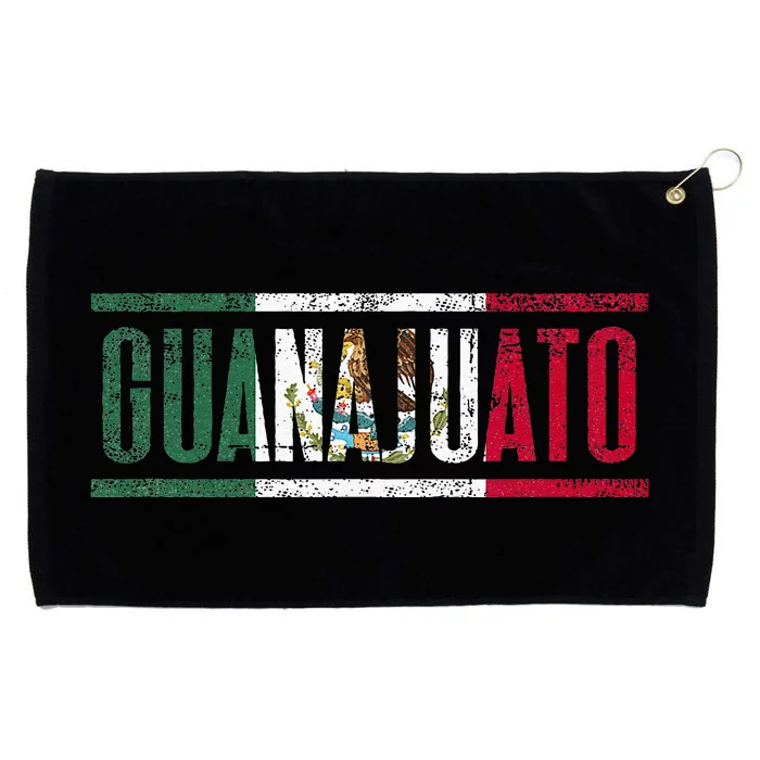 Guanajuato Con La Bandera De México Grommeted Golf Towel