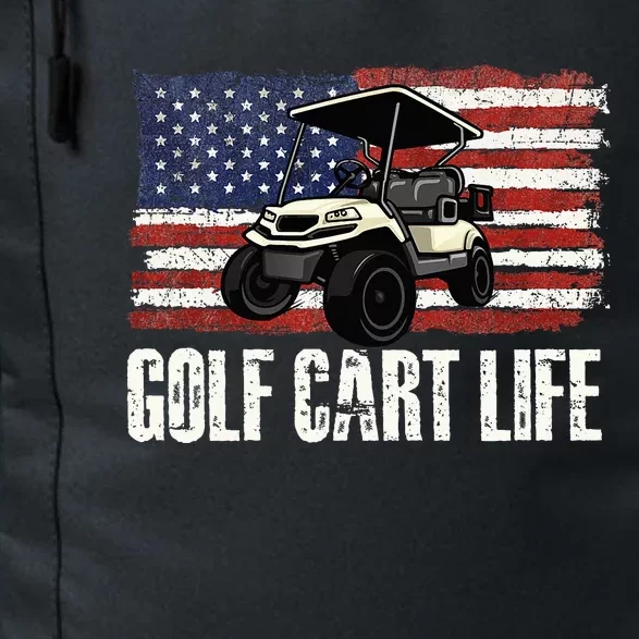 Golf Cart Life Golf Lover Golfing Golfer Putter Daily Commute Backpack