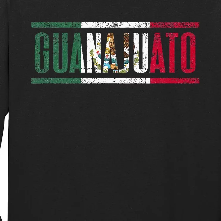 Guanajuato Con La Bandera De México Tall Long Sleeve T-Shirt