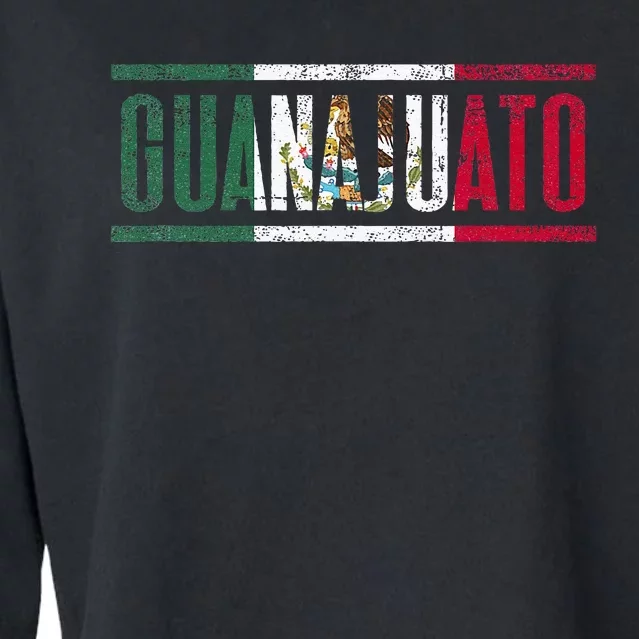 Guanajuato Con La Bandera De México Cropped Pullover Crew