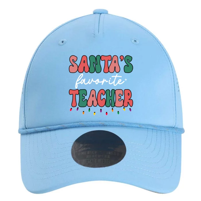 Groovy Christmas Lights Santas Favorite Teacher Funny Gift Performance The Dyno Cap