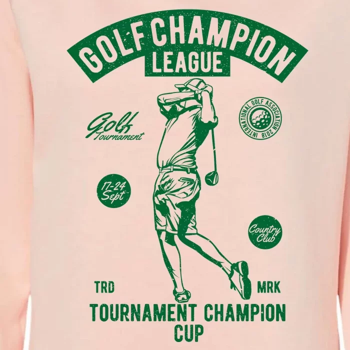 Golf Champion League Womens California Wash Sweatshirt