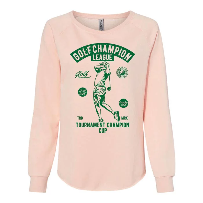 Golf Champion League Womens California Wash Sweatshirt