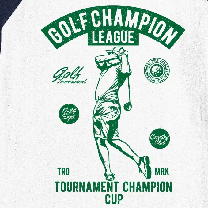 Golf Champion League Baseball Sleeve Shirt