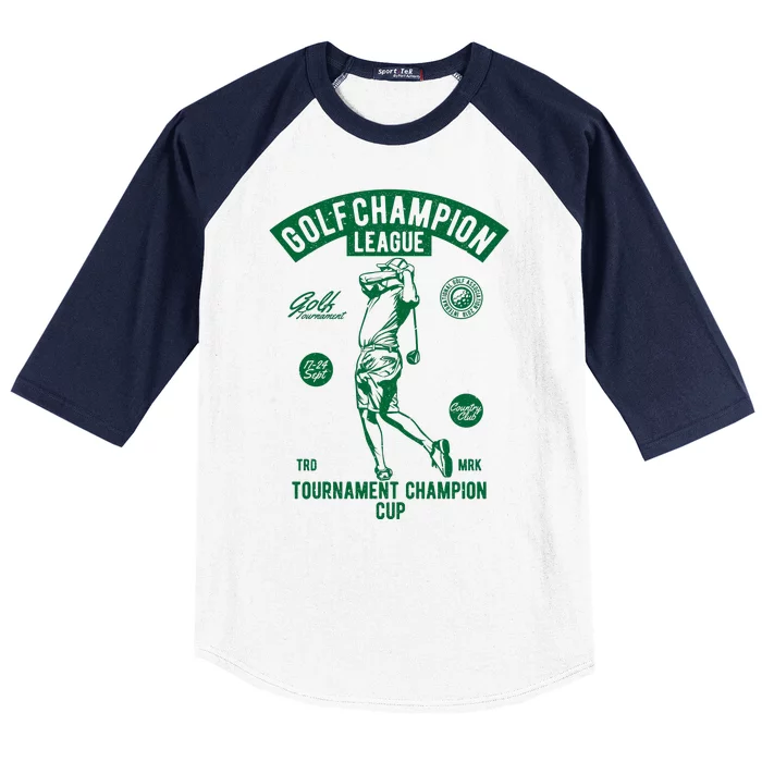 Golf Champion League Baseball Sleeve Shirt