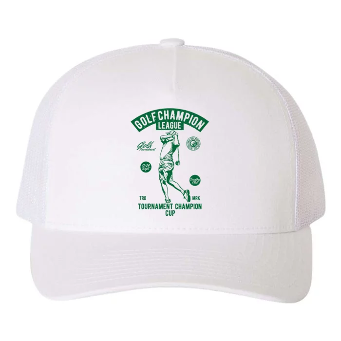 Golf Champion League Yupoong Adult 5-Panel Trucker Hat