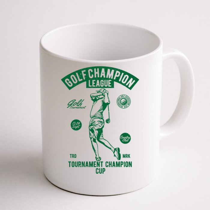 Golf Champion League Front & Back Coffee Mug