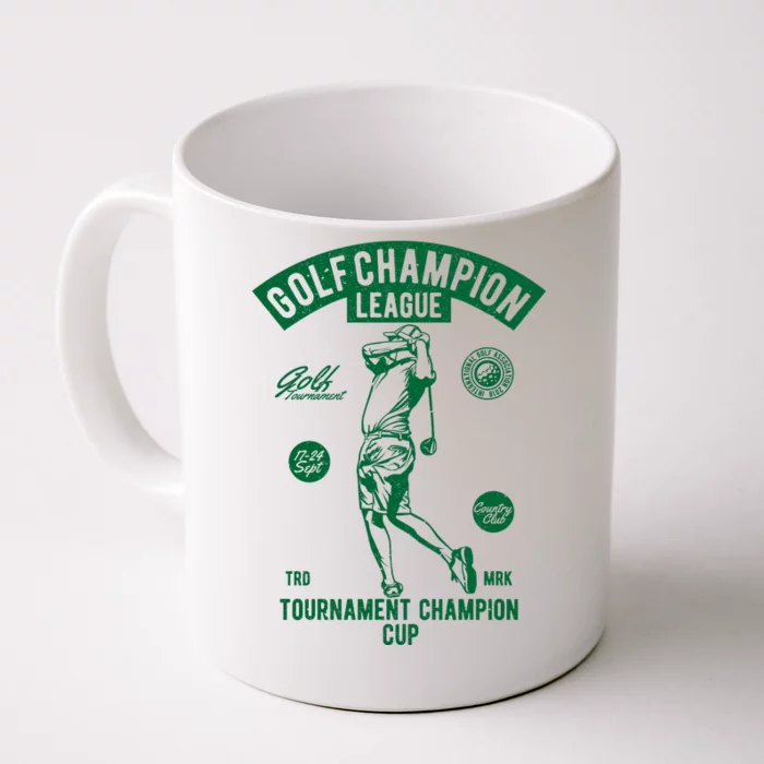 Golf Champion League Front & Back Coffee Mug