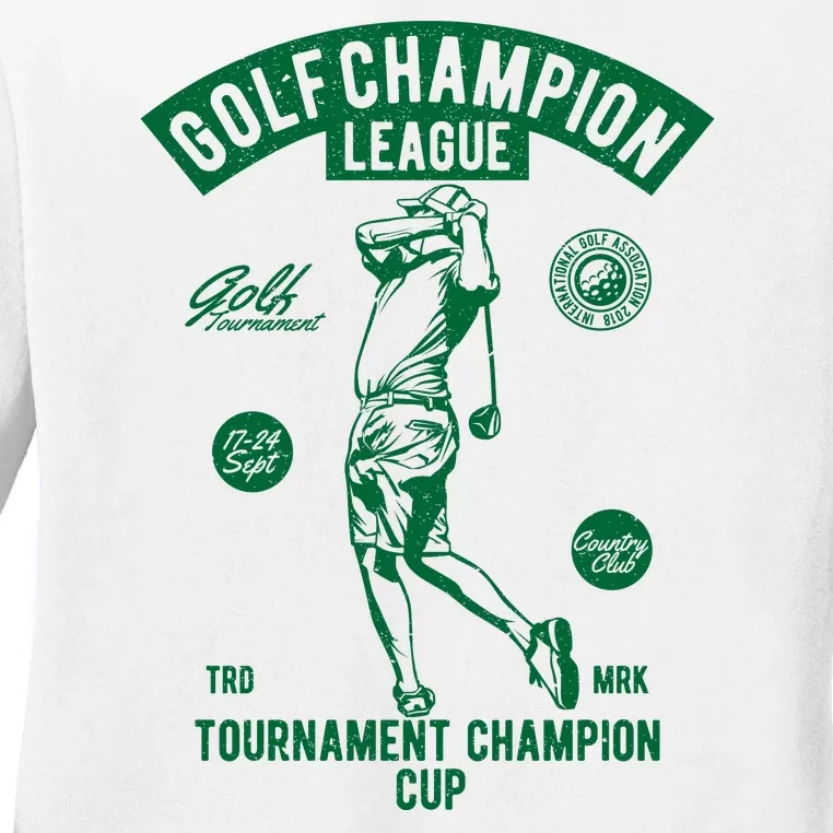 Golf Champion League Ladies Long Sleeve Shirt