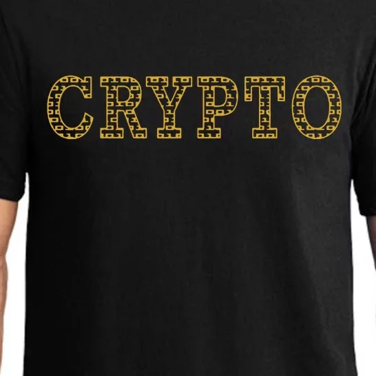 Golden Crypto Logo Limited Edition Pajama Set