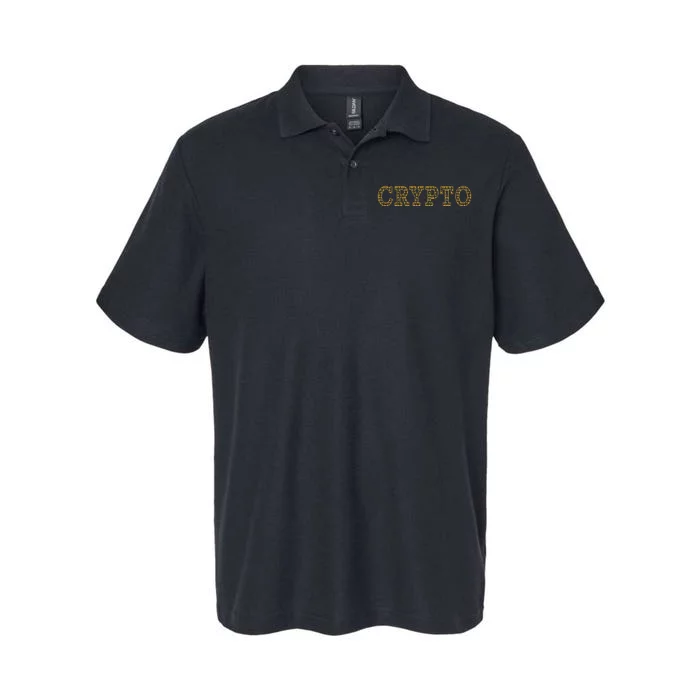 Golden Crypto Logo Limited Edition Softstyle Adult Sport Polo