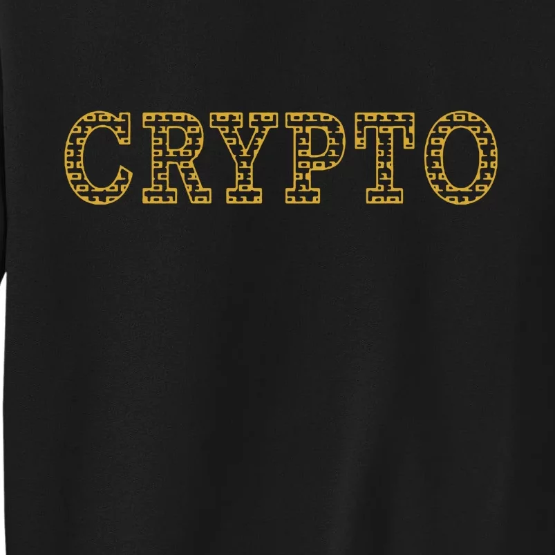 Golden Crypto Logo Limited Edition Tall Sweatshirt