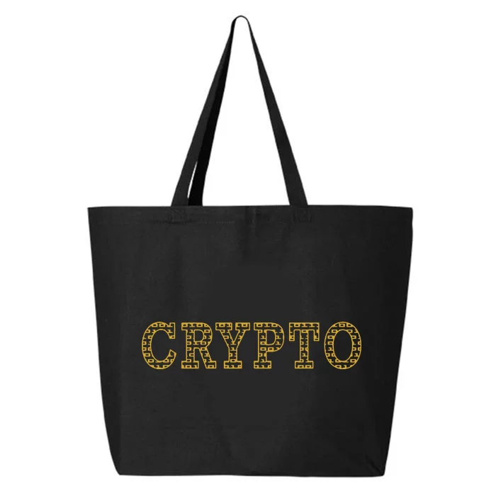 Golden Crypto Logo Limited Edition 25L Jumbo Tote