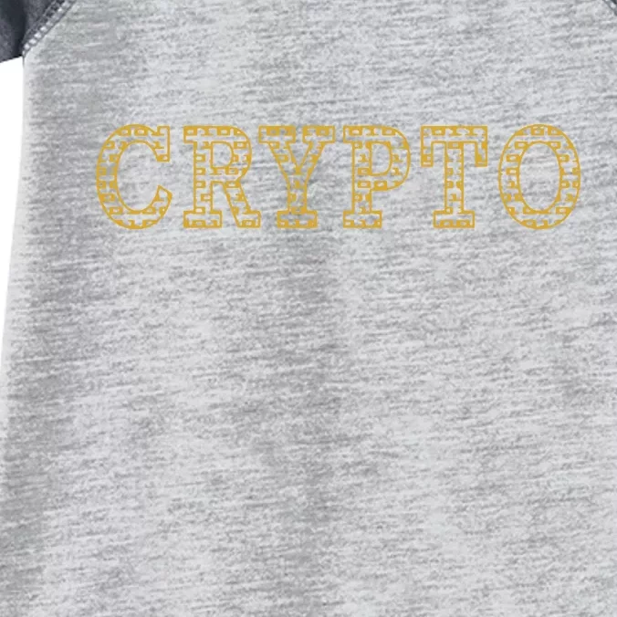 Golden Crypto Logo Limited Edition Infant Baby Jersey Bodysuit