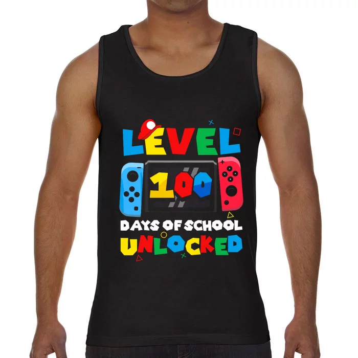 Game Controller Level 100 Days Of School Unlocked Comfort Colors® Tank Top