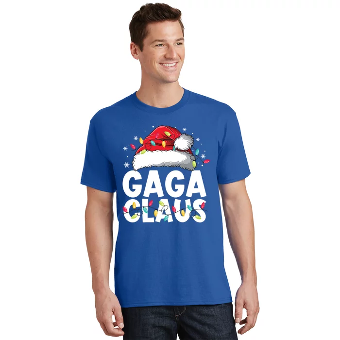 Gaga Claus Matching Family Pajamas Funny Christmas Party Gift T-Shirt