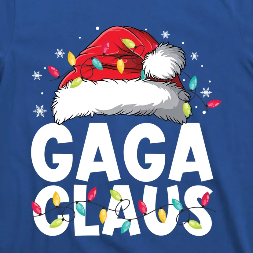 Gaga Claus Matching Family Pajamas Funny Christmas Party Gift T-Shirt