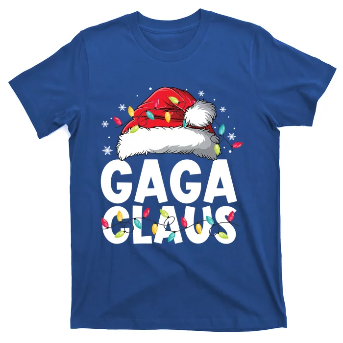 Gaga Claus Matching Family Pajamas Funny Christmas Party Gift T-Shirt